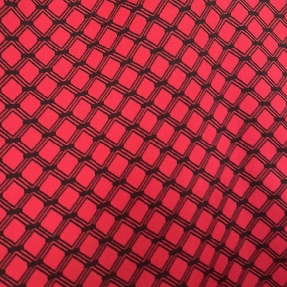 Red Black Blouse Long Sleeve M - Picture 7 of 9